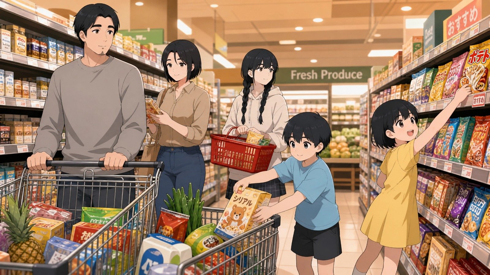 Pepper0 Family Shopping