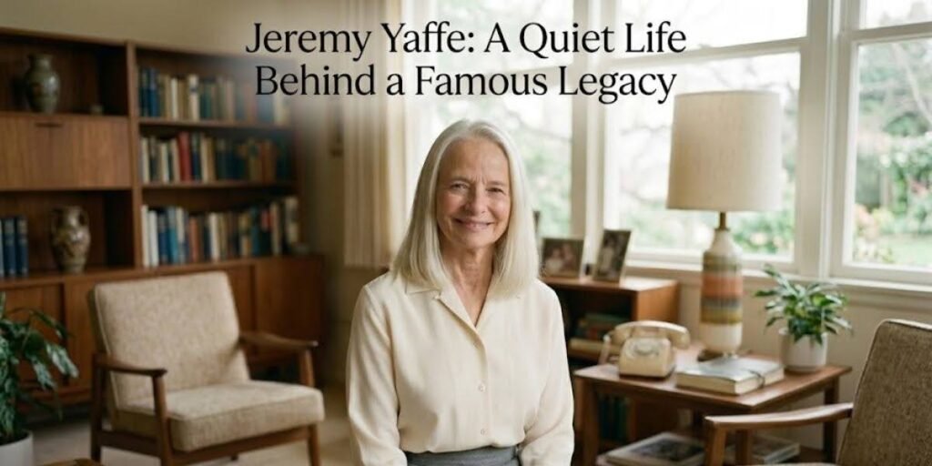 Jeremy Yaffe: The Untold Story of Alan Arkin's First Wife Portrait of Jeremy yaffe, reflecting on his life away from the spotlight of a renowned legacy.