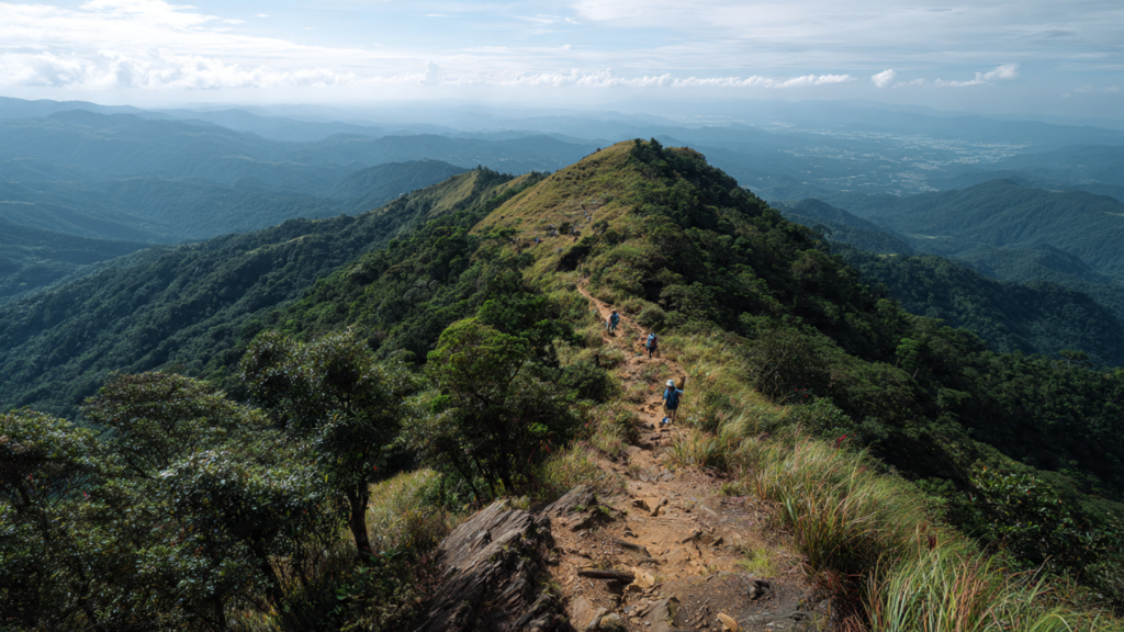 Tonghou Traversing Trail Complete Hiking Guide Taiwan people Hiking on Tonghou Traversing Trail