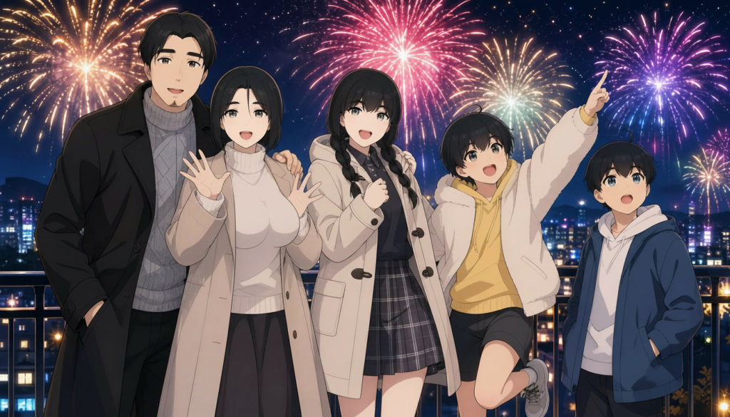 Pepper0 Family Series: Complete Story and Timeline Pepper0 Family Series stand pepper0 characters Watching Fireworks Together