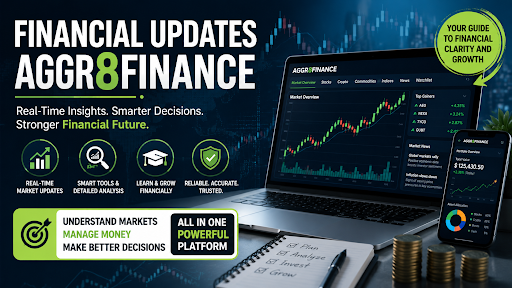 A picture represent Financial Updates Aggr8Finance