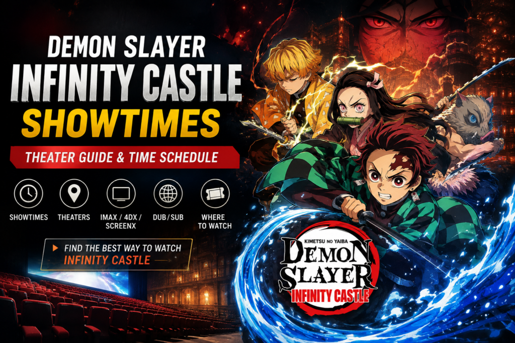 Demon Slayer: Infinity Castle Showtimes: Theater & Time Guide Demon Slayer: Infinity Castle Showtimes