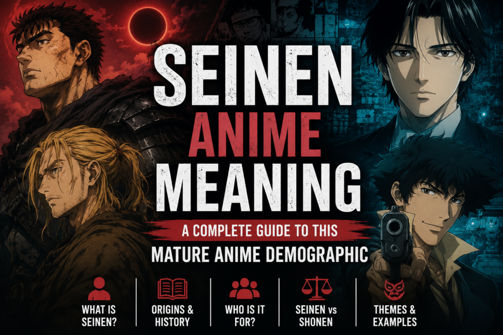 What Is Seinen Anime? Meaning, History, and Seinen vs Shonen