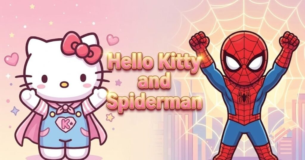 Hello Kitty and Spiderman