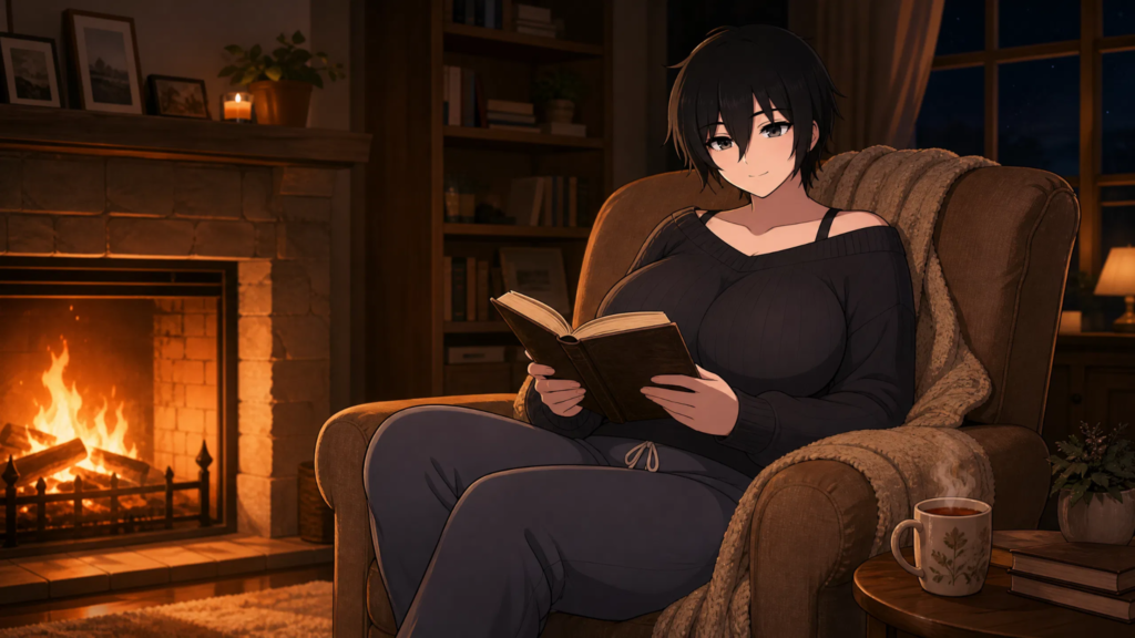 Pepper0 Aunt: Why Everyone Gets Her Character Wrong pepper0 aunt is sitting on the sofa and reading a book