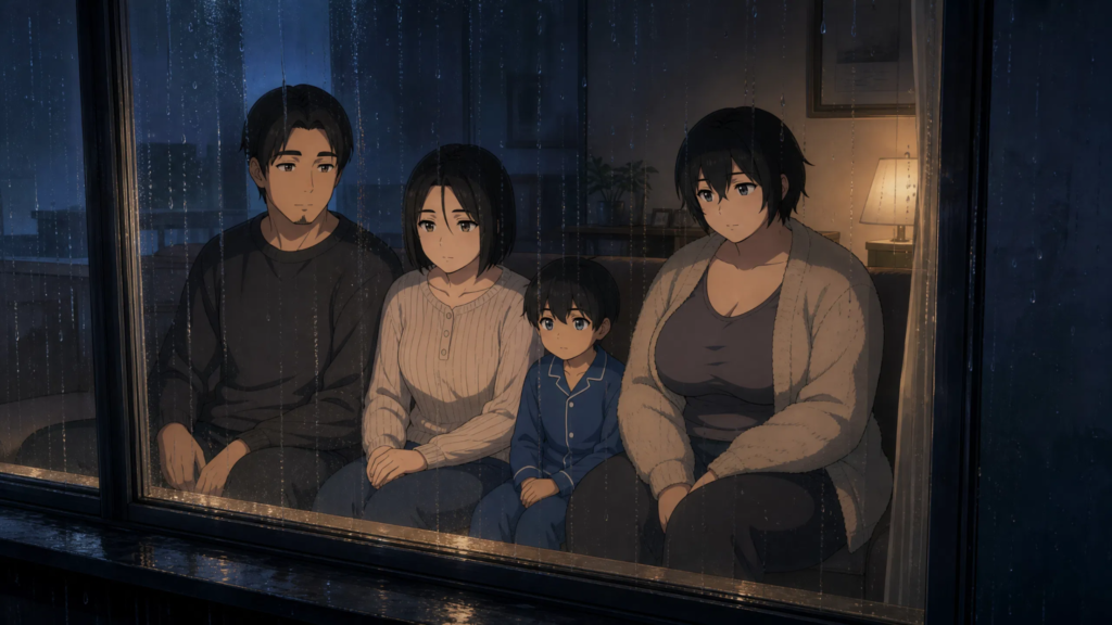 Manga Pepper0: What Readers Should Know pepper0 family is sitting silently by the window