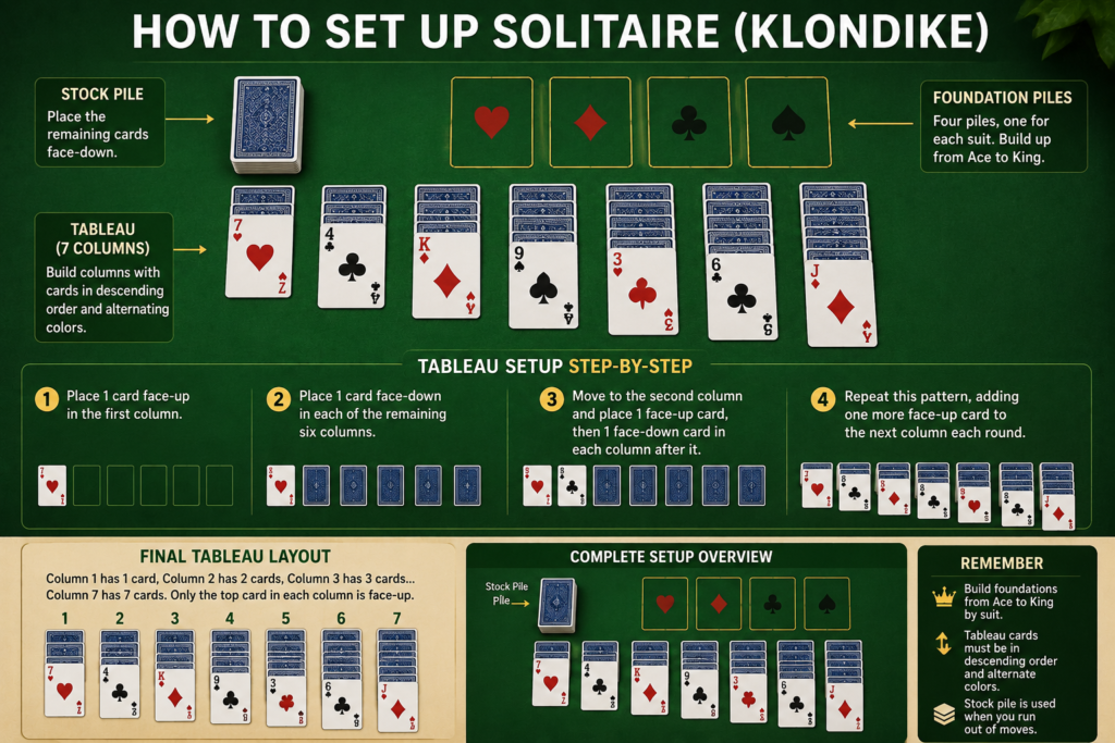How to Play Solitaire: Complete Step-by-Step Guide How to Play Solitaire