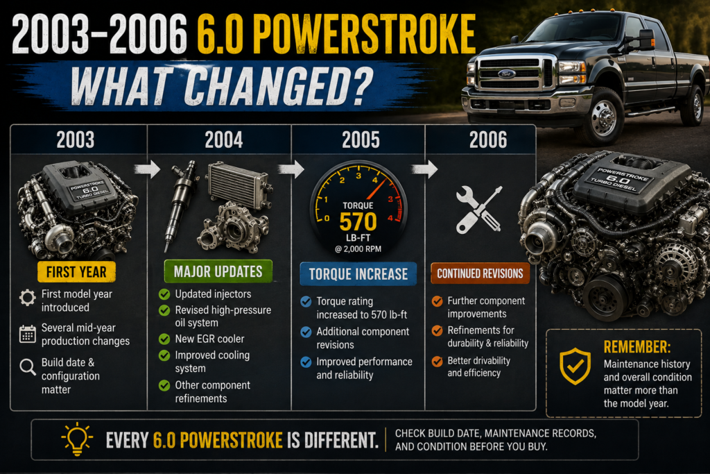 2003–2006 6.0 Powerstroke: