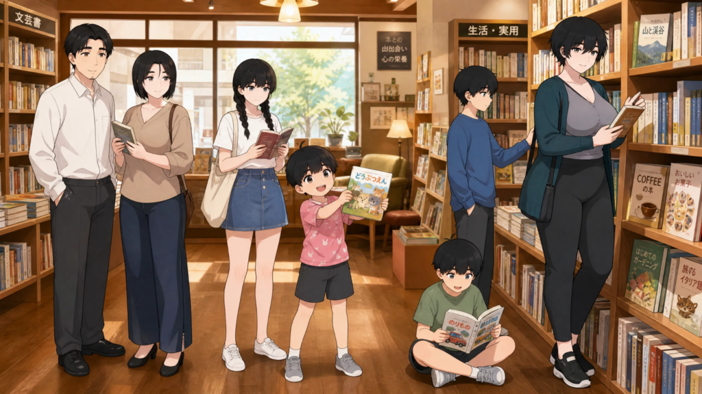 The Pepper0 Family: Characters, Stories and Artwork the pepper0 Family Visiting a Bookstore Together