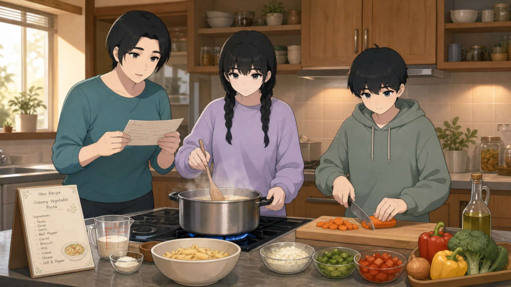 pepper0 Elder Son — Cooking a New Recipe Together -- Pepper0 Comics Explained