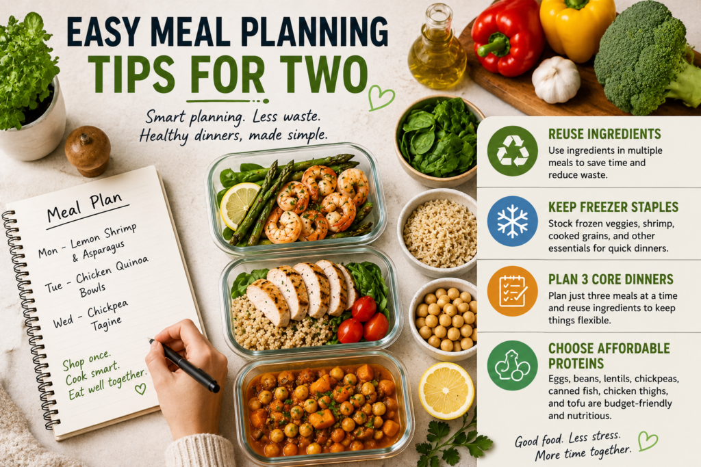 15 Healthy Dinner Recipes for Two | Easy Weeknight Meals Healthy dinner for two with grilled chicken, vegetables, and quinoa